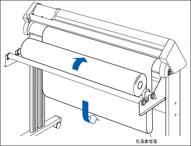 CE60120、ロール紙セット方法09